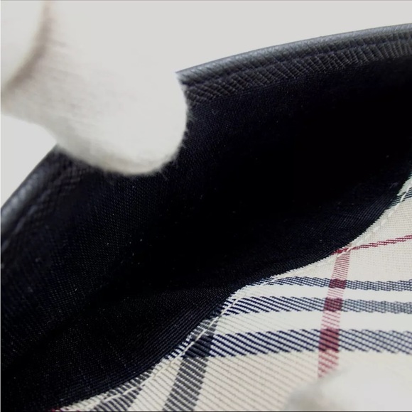 Authentic BURBERRY Nova Check purse Nylon jacquard/leather - Picture 8 of 13